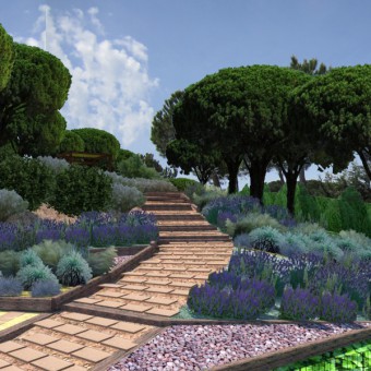 Design of a community garden in Tossa de Mar