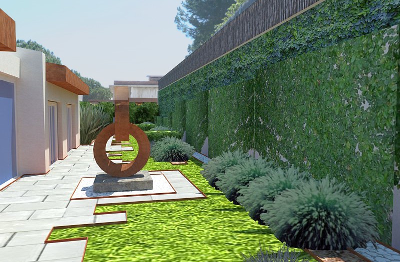 Design of a private garden in Alella