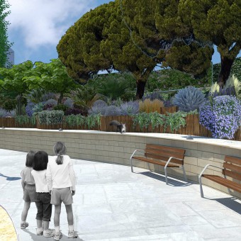 Diseño jardín comunitario en Esplugues