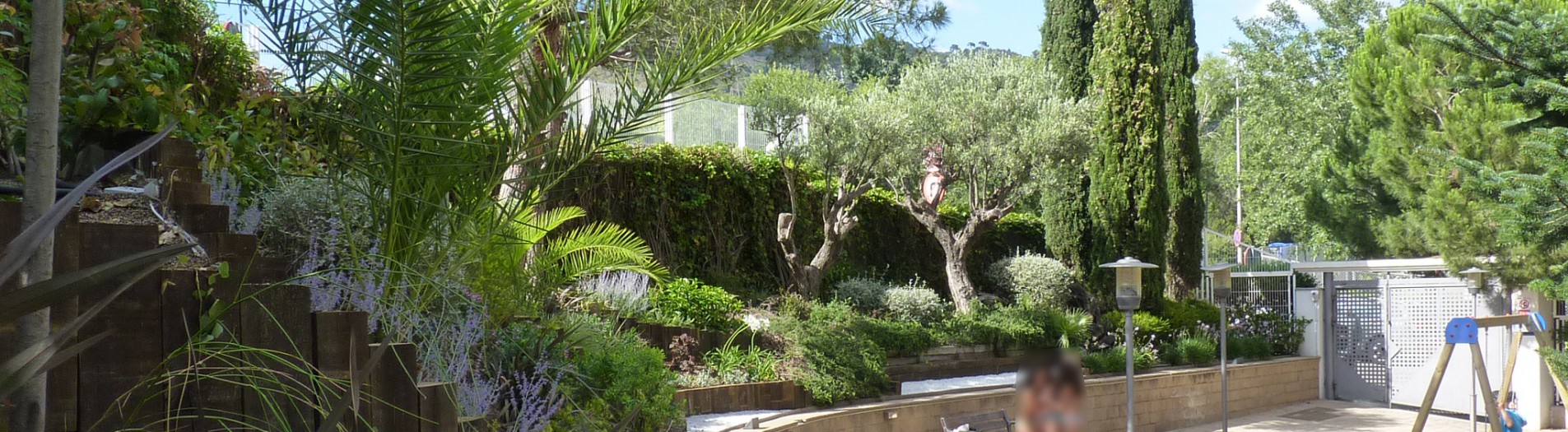 Jardín comunitario en Esplugues