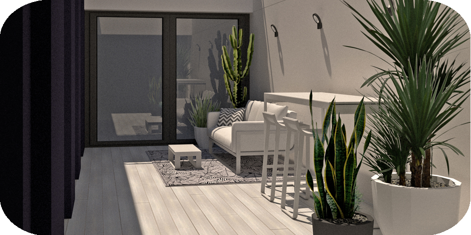 Backyard & terrace design in Terrassa