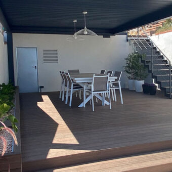 Remodeling of a terrace with views