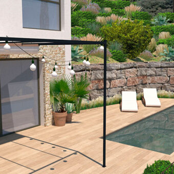 Design for the remodeling of a garden in an house in La Floresta